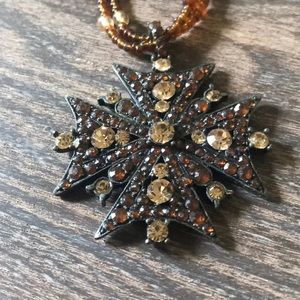 Multi Strand Amber Necklace